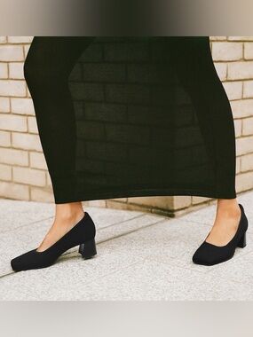 Vivaia Square-Toe Margot™ Chunky Heels (Monroe)